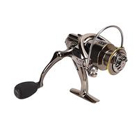 Cryfokt Carrete Giratorio de Metal con Plato de Alta Dureza para Entusiastas de la Pesca Al Aire, Rueda Giratoria de Pesca con CNC para Agua Salada, Carrete Giratorio 13+1BBs (#3)