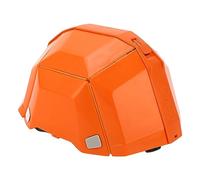 Cryfokt Casco Plegable, Sombrero de Seguridad de Protección de Cabeza de Plástico para Viajes Deportivos de Trabajo Al Aire Libre, Prevención de Desastres de Emergencia (Orange)