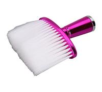 Cryfokt Cepillo de Peluquero de Mano, Plumero, Cerdas de Fibra Ligeras para Peluquería y Uso Personal, Galvanoplastia, Rojo Rosado, 1 Pieza