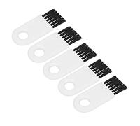 Cryfokt Cepillos de Limpieza para Maquinilla de Afeitar con Hoja Recta para Peluquero, Cepillos de Limpieza Resistentes para Accesorios de Computadora, 5 Unidades