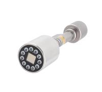 Cryfokt Cerradura de Cilindro Inteligente con Huella Dactilar, Entrada sin Llave de Desbloqueo Rápido para Oficina en Casa, Acero Inoxidable, Capacidad de 100 Huellas Dactilares para Uso en Interiores