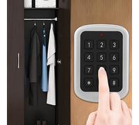 Cryfokt Cerradura Electrónica con Código de Contraseña, Material ABS Duradero, Desbloqueo Rápido para Armarios, Cajones y Taquillas de Seguridad para el Hogar
