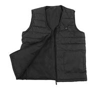 Cryfokt Chaleco Calefactor Eléctrico Inteligente Cuello en V Calefacción Infrarroja Impermeable para Hombres Invierno Al Aire Libre (7XL)