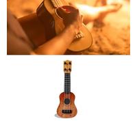 Cryfokt Children's Plastic Guitar Toy Portable Music Instrument for Kids