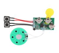 Cryfokt Chip de Tarjeta de Felicitación Loop Play, Módulo de Sonido Grabable, la Operación Es Simple para Cajas de Regalo de Bricolaje Tarjetas de Felicitación Caseras