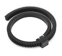 Cryfokt Cinturón de Anillo de Engranaje de Lente de Enfoque de Seguimiento Ajustable Práctico para Accesorios de Cámara SLR DSLR para Cámaras HD Negro