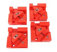Cryfokt Clamp de ángulo Recto de 90 Grados, Abrazaderas de Madera de 4 Piezas con Modo Fijo o Manual, Herramienta de Carpintería Cargada de Resorte Ajustable para
