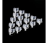 Cryfokt Clips de Injerto Planta de Semillero Fruta Vegetal, Transparente 100 Uds 1,00 * 1,60*,70 Cm Flores de Vivero, Sandía Pepino Berenjena