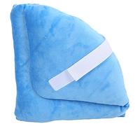 Cryfokt Cojín Antiescaras para el Talón, Almohada Suave y Duradera para Aliviar la Presión para Pacientes Postrados en Cama, Azul, 25 X 22 Cm, 1 Unidad