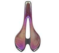 Cryfokt Cómodo Sillín de Bicicleta para Uso en Montaña y Carretera, Diseño Colorido y Elegante, Fibra de Carbono Duradera, Soporta hasta 150 Kg