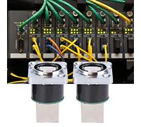 Cryfokt Conector RJ45 de ángulo Recto, Aislante Ignífugo Duradero, Perfecto para Cables de Aviación, Paquete de 2