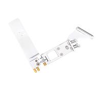 Cryfokt Conjunto de Timón de Botes RC, 1 Orificio de Entrada Doble STC 65 * 110 Mm Eje Flexible, Diseño Integrado Simple para Buques de Gato Bricolaje