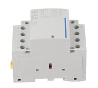 Cryfokt Contactor de CA Doméstico Compacto 4P 63A 24V/230V 50/60Hz con Aislamiento Superior para Fácil Montaje, Diagrama de Cableado, Funcionamiento sin Ruido para Uso Doméstico (AC230V)