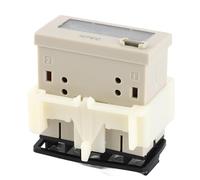 Cryfokt Contador Eléctrico Digital H7EC N Totalizador con Pantalla LCD, Conteo Preciso, Batería de Larga Duración, Instalación en Panel
