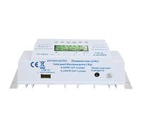 Cryfokt Controlador de Carga Solar MPPT de Alta Eficiencia 40 A para Sistemas de 12 V 24 V, Regulador de Pantalla LCD, Perfecto para Farolas, Parámetros Ajustables