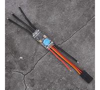 Cryfokt Controlador Electrónico de Velocidad ESC 7A, Liviano y Compatible con Alta Velocidad, Adecuado para Aviones de ala Fija, Salida BEC 3A Incorporada, 1 ESC