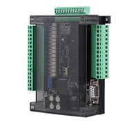 Cryfokt Controlador Lógico Programable (PLC) FX 3U 24MR, Placa de Control Industrial con MCU de 32 Bits, Salida de relé, Programación de Lógica de Escalera, Compatible con GX Deve