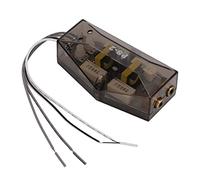 Cryfokt Convertidor de Señal de Audio Universal de 2 Canales Alto a bajo con Chapado en Oro para Amplificador de Coche Material ABS Material ABS