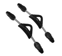 Cryfokt Correa de Aleta de Resorte, Acero Inoxidable 304 Resistente a la Oxidación con de EPDM Comodidad, Correas de Aleta de Acero Inoxidable con Hebillas Pom Durabilidad, Correas de Buceo con (L)
