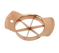 Cryfokt Cortador de Frutas Divisor, Cuña Multifuncional Duradera de Acero Inoxidable 304 para Manzanas y Naranjas, Herramienta de Cocina (Oro rosa)