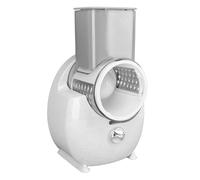 Cryfokt Cortador de Verduras Eléctrico Portátil con 3 Cuchillas, Procesador de Verduras de Alta Velocidad con un Botón para Picar y Triturar, Fácil Uso para Patatas y Rábanos (WHITE)