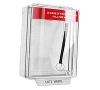 Cryfokt Cubierta de Punto de Llamada de Incendio, Protector Protector de Estación de Tracción Manual con Diseño Transparente a Prueba de Agua IP67 a Prueba de Calor, para Seguridad