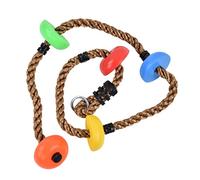 Cryfokt Cuerda para Columpio de Disco Columpio Duradero para Trepar árboles para Niños Al Aire Libre, Balcones y Patios de Alta Dureza Plástico Multicolor