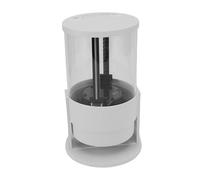 Cryfokt de Holograma 3D, Ventilador LED, Compatible con Aplicación WiFi, Reproducción de Sonido, Cubierta Protectora Transparente para Espacios Públicos, ABS