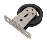 Cryfokt de Polea de Gimnasio, Rueda de Polea Fija Duradera de Montaje en Pared, Rueda de Cable Segura para Equipo de Ejercicio de Gimnasio en Casa (Plástico Acero Inoxidable)