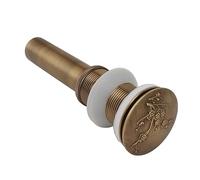 Cryfokt Desagüe para Fregadero de Recipiente, Diseño Emergente de Cobre con Filtro Eficiente para Baño, 1 Unidad (cobre 2)