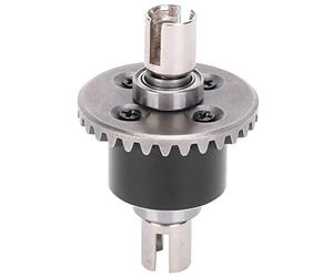 Cryfokt Diferencial de Metal para Coche 144001 RC, Mecanismo Duradero de Alta Resistencia, Mejora el Rendimiento, Apto para Escala 1/14, Negro 1 Unidad