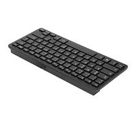Cryfokt Diseño Ergonómico Mini Teclado Mecánico Duradero para PC Portátiles, Teclado de 78 Teclas Fácil de Usar para Largas Horas de Trabajo, Ideal para PC Portátil (Diseño QWETZ alemán)