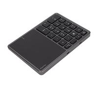 Cryfokt Diseño Inalámbrico Portátil del Panel Táctil del Teclado Numérico 22 Teclas para el Material del ABS del Usuario del Ordenador Portátil (Gray)