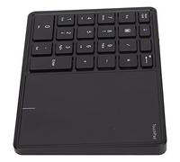 Cryfokt Diseño Inalámbrico Portátil del Panel Táctil del Teclado Numérico 22 Teclas para el Material del ABS del Usuario del Ordenador Portátil (Black)