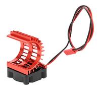 Cryfokt Disipador de Calor para Motor RC Actualización Confiable para Motor 380/390 con Enchufe JST, Reduce el Calor, para Modelo de Barco de Coche RC (rojo)