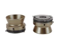 Cryfokt Dispositivo de Carga Universal de Apertura de 1/4 de 10 Pulgadas, Adaptación Precisa Precisa -Nab -hub hub Adaptador para Rodillos para Rodar la Grabadora de Capital (Bronce)