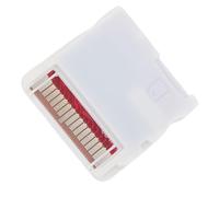 Cryfokt Dispositivo de Respaldo de Juegos para Tarjeta Tipo Cartucho de Juego Portátil de Alta Velocidad para una Fácil Diversión de Juego Hecho de ABS Duradero (Conjunto MADERA HK Blanco)