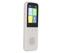Cryfokt Dispositivo para Traducir Idiomas T10 Pro, Traductor Inteligente Compacto en Tiempo Real para Viajes, Compras, Reuniones, Diseño Mini ABS (White)