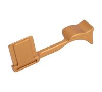 Cryfokt El Agarre para Pulgar hacia Arriba de la Cámara de Aleación de Aluminio Q3 Mejora la Comodidad y la Estabilidad de los Fotógrafos (Gold)