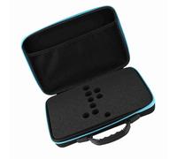 Cryfokt El Estuche Rígido Organizador de Botellas con Rodillo de Calidad Tiene Capacidad para 60 Botellas de 5 Ml / 10 Ml / 15 para Viajeros (Blue)