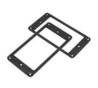 Cryfokt Electric Guitar Pickup Ring Sturdy Aluminum Alloy Frame 2Pcs for