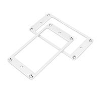 Cryfokt Electric Guitar Pickup Ring Sturdy Aluminum Alloy Frame 2Pcs for