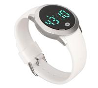 Cryfokt Elegante Reloj Digital Resistente Al Agua, Pantalla Táctil Multifuncional a Color, Temporizador de Cuenta Atrás, 12 24 Horas, Correa de Silicona Deportiva (Pequeña)