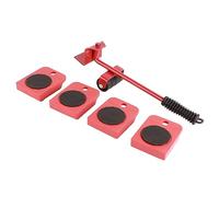 Cryfokt Elevador de Muebles con Plataforma Rodante de Rueda Universal, Juego de 5 Piezas para Mover Fácilmente Sofás y Gabinetes, Diseño Duradero de Hierro y ABS A3