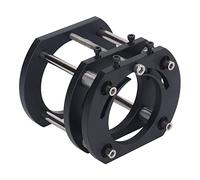 Cryfokt Elevador para Fresadora, Aleación de Aluminio de 4 mordazas de sujeción de Metal Router de elevación Kit con Altura Ajustable para Herramientas de carpintería