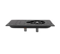 Cryfokt Enjuagador de Vidrio Lavadora Automática de Vasos de Acero Inoxidable Limpieza Potente para Barra de Hogar 1 Unidad (BLACK)