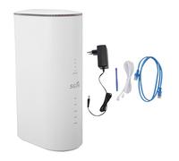 Cryfokt Enrutador 5G CPE, Punto de Acceso Móvil WiFi 6 con Ranura para Tarjeta SIM para 32 Dispositivos, 8 Antenas de Alta Ganancia 4x4 MIMO, Banda Dual 2.4G 5.8G, Conexión Inalámbrica (Enchufe de