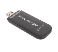 Cryfokt Enrutador Inalámbrico LTE Ranura para Tarjeta SIM Estándar 150 Mbps de Alta Velocidad - Admite 10 Dispositivos, Enrutador 4G Portátil para Europa Asia África - Plug and Play (Black)