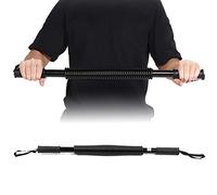 Cryfokt Entrenador Muscular Potente Ejercitador de Fuerza del Brazo Expansor de Pecho Ejercitador de Potencia del Antebrazo Equipo de Ejercicios para Culturismo, 80 Kg / 100 Kg Negro (Tambor Negro