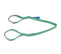 Cryfokt Eslinga de Elevación Plana de Poliéster Correas de Elevación de Grúa Fuertes para Electricidad para Capacidad de Carga 2T Verde 2 Pulgadas (4M)
